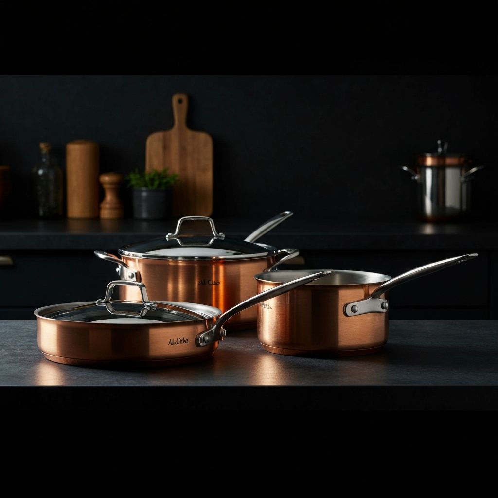 All-Clad Copper Core 8-piece set — Williams Sonoma exclusive configuration