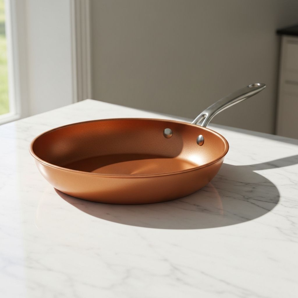 Williams Sonoma Copper Pro nonstick fry pan with copper core and flush rivets